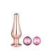 Набір анальних пробок конічної форми різних розмірів золотистого кольору Dream Toys 3 штуки