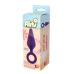 Анальна пробка з кільцем фіолетового кольору Dream Toys FLIRTS PULL PLUG