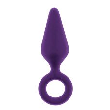 Анальна пробка з кільцем фіолетового кольору Dream Toys FLIRTS PULL PLUG