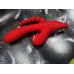 Вакуумный стимулятор тройной с отростком для клитора красного цвета Dream Toys REVOLUTION ANNA
