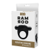 Ерекційне віброкільце чорного кольору Dream Toys Ramrod Vibrating Cockring With Big Bullet Black