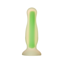 Светящаяся анальная пробка зеленого цвета Dream Toys 