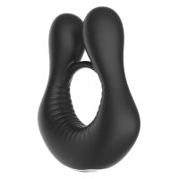 Ерекційне віброкільце на член чорне Dream Toys