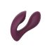 Вибратор двойной вагинальный для точки G и для клитора с пультом управления фиолетового цвета Dream Toys Essentials