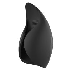 Мастурбатор із вібрацією відкритий нереалістичний чорний Dream Toys Essentials