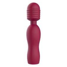 Вибратор Ванд в форме микрофона красного цвета Deam Toys Glam Bold Travel