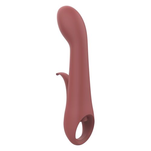 Вибратор Dream Toys Nude Sierra для точки G, коричневый