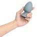 Анальная пробка конечной формы серая Dream Toys Nude сіра