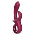 Вібратор-кролик із ручкою гачком червоний Dreamtoys Glam Duo Vibrator