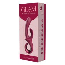Вібратор-кролик із ручкою гачком червоний Dreamtoys Glam Duo Vibrator