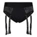 Страпон с трусиками-подвязками черный Dream Toys Bold Reva размер S