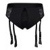 Страпон с трусиками-подвязками черный Dream Toys Bold Reva размер S