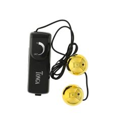 Вагинальные шарики золотистые Vibrating Balls