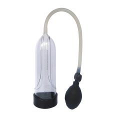 Вакуумная помпа для члена прозрачного цвета с черным Seven Creations Mojo Zero Gravity
