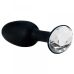 Анальна пробка чорна зі стразом CRYSTAL AMULET SILICONE BUTT PLUG LARGE Анальна пробка чорна зі стразом CRYSTAL AMULET SILICONE BUTT PLUG LARGE