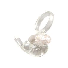 Кільце ерекційне для пеніса зі стимуляцією клітора GOOD VIBES COCKRING RABBIT