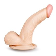 Рельефный 13,5/3,5 см фаллоимитатор на присоске Brazzers 13,5 см телесный