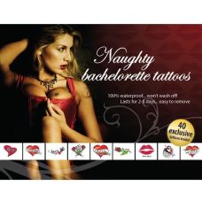 Тимчасове тату Tattoo Set - Naughty Bachelorette