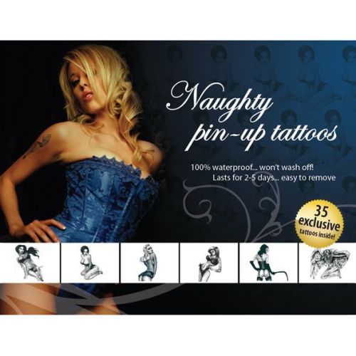 Временное тату Tattoo Set - Naughty Pin-Up