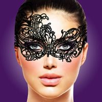 Эротическая ажурная маска на глаза черного цвета Rianne S Soiree Эротическая ажурная маска на глаза черного цвета Rianne S Soiree