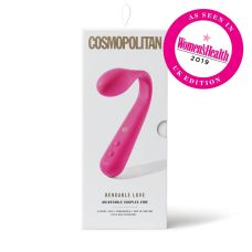 Гибкий вагинальный вибратор и стимуляции точки G малиновый Cosmopolitan Bendable Love Vibrator 