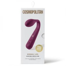 Вагинальный гибкий вибратор для стимуляции точки G фиолетовый Cosmopolitan Bendable Love 