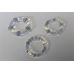 Набор прозрачных эрекционных колец 2/2,2/2,3 см силиконовых со стимуляцией клитора EROMAN 3 шт