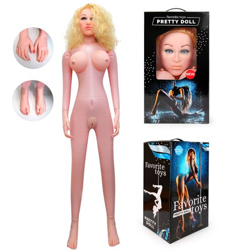 Секс кукла-девственница надувная Анжелика с вибрацией ребристая рост 155 см