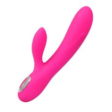 Вибратор вагинальный для стимуляции клитора и точки G розовый EROKEY