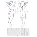 Сексуальный женский корсет PALOMA CORSET white L/XL- Passion