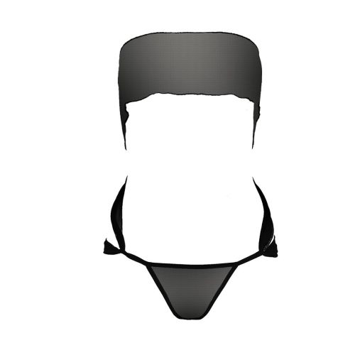 Еротичне боді AMORE SET чорне Passion розміри S/M