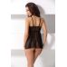 Эротический пенюар ENRICA CHEMISE black XXL/XXXL - Passion