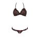 Эротический комплект GIANA BIKINI black S/M - Passion