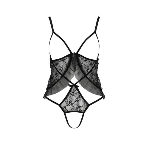 Еротичне боді JUSTINA BODY black L / XL Passion