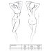 Эротическое боди JUSTINA BODY black L/XL Passion Эротическое боди JUSTINA BODY black L/XL Passion