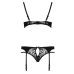 Сексуальний комплект для жінок PAULINE SET black XXL / XXXL - Passion Сексуальний комплект для жінок PAULINE SET black XXL / XXXL - Passion