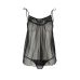 Сексуальная сорочка черная MELANIA CHEMISE S/M Passion Сексуальная сорочка черная MELANIA CHEMISE S/M Passion
