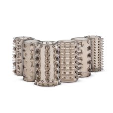 Набор насадок для члена прозрачного цвета Set Easytoys 6 штук