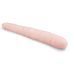 Двосторонній фалоімітатор реалістичний бежевого кольору EasyToys