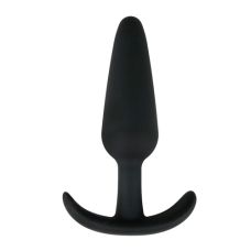 Анальная пробка из силикона черная EasyToys Buttplug размер L