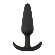 Анальная пробка из силикона черная EasyToys Buttplug размер S