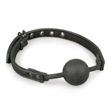 Кляп с шариком в рот черный Ball Gag With Silicone Ball EASYTOYS