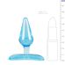 Анальний гелевий корок блакитного кольору EasyToys The Assifier Анальний гелевий корок блакитного кольору EasyToys The Assifier