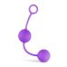 Вагинальные шарики со смещенным центром тяжести фиолетового цвета EasyToys Love Balls  Вагинальные шарики со смещенным центром тяжести фиолетового цвета EasyToys Love Balls