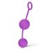 Вагинальные шарики со смещенным центром тяжести фиолетового цвета EasyToys Love Balls  Вагинальные шарики со смещенным центром тяжести фиолетового цвета EasyToys Love Balls
