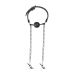Кляп з кулькою в рот з зажимами на соски Open Ball Gag With Nipple Clamps Кляп з кулькою в рот з зажимами на соски Open Ball Gag With Nipple Clamps