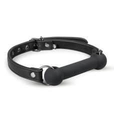 Кляп вуздечка в рот БДСМ силіконовий чорний Easytoys