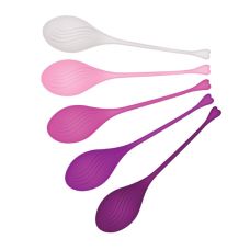 Набор вагинальных шариков разных цветов Evolved Novelties Evolved Tight & Delight 5 штук