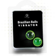 Масло для масажу у вигляді кульок з ефектом вібрації CRUSHIOUS Secret Play 2 штуки