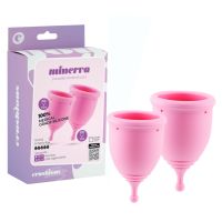 Набор менструальных чаш с чехлом CRUSHIOUS Minerva размеры S и L, 
